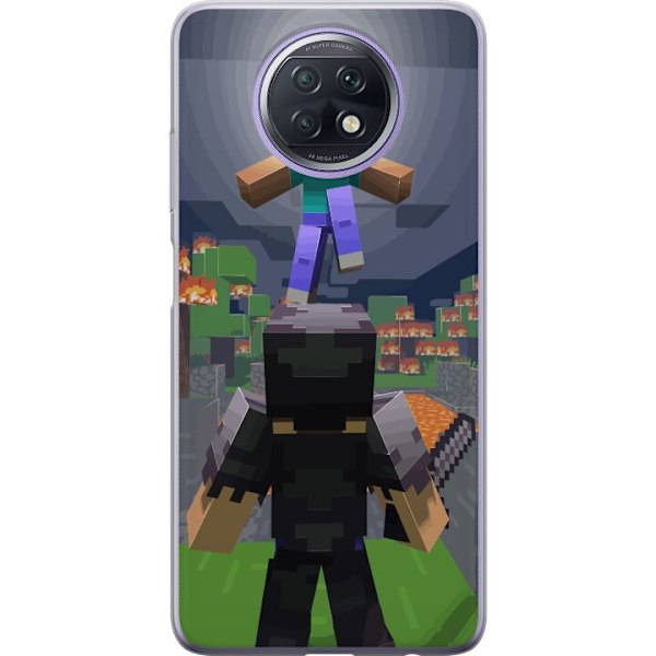 Xiaomi Redmi Note 9T Gjennomsiktig deksel Minecraft