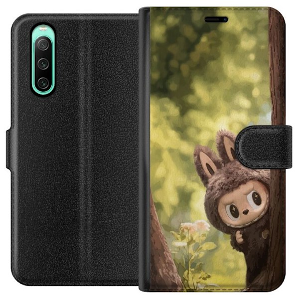 Sony Xperia 10 IV Plånboksfodral Labubu Graffiti Vibes – Ga