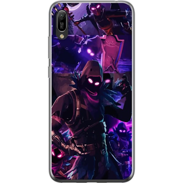 Huawei Y6 Pro (2019) Gennemsigtig cover Fortnite Raven