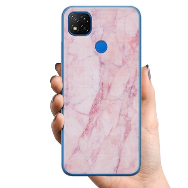 Xiaomi Redmi 9C TPU Mobildeksel Marmor
