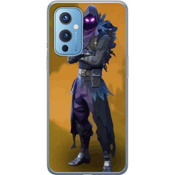 OnePlus 9 Läpinäkyvä kuori Fortnite - Raven