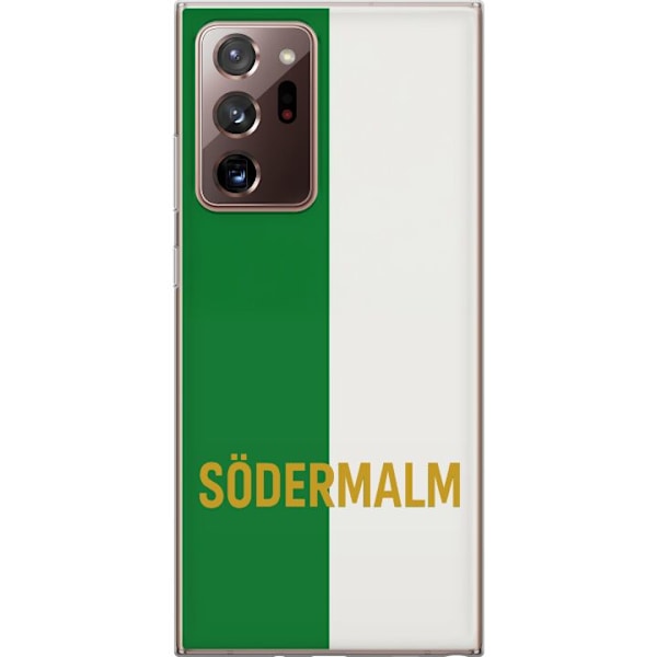 Samsung Galaxy Note20 Ultra Läpinäkyvä kuori Södermalm - jalkapallo