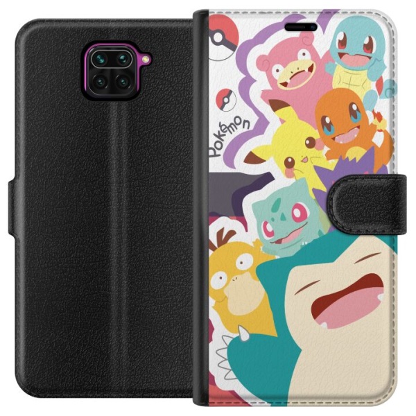 Xiaomi Redmi Note 9 Plånboksfodral Pokemon