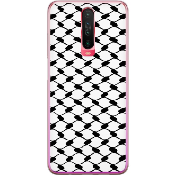 Xiaomi Redmi K30 Gennemsigtig cover Keffiyeh mønster