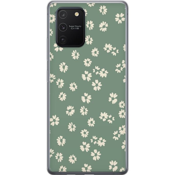 Samsung Galaxy S10 Lite Genomskinligt Skal Blomsterdröm – färgglatt blommönster
