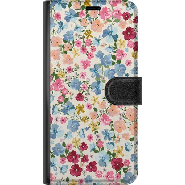 Kompatibelt Plånboksfodral till Samsung Galaxy A40 Blommor