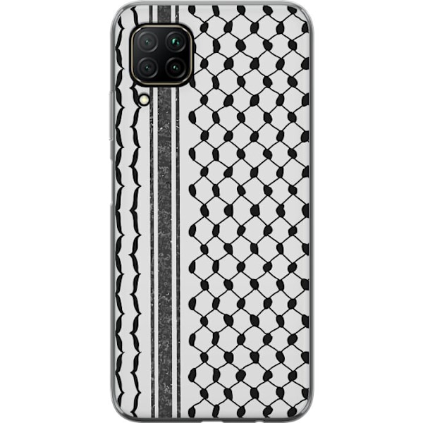 Huawei P40 lite Läpinäkyvä kuori Palestiinalainen kuvio - p