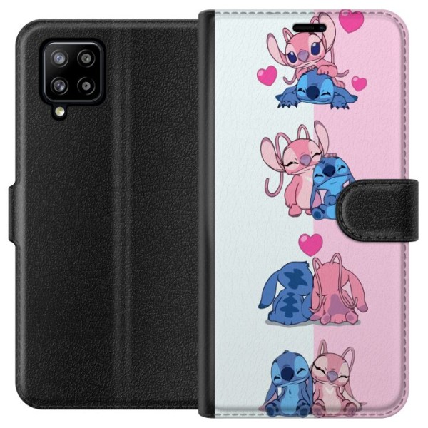 Samsung Galaxy A42 5G Lompakkokotelo Lilo & Stitch