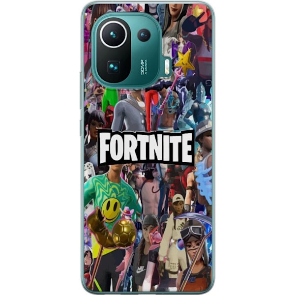 Xiaomi Mi 11 Pro Läpinäkyvä kuori Fortnite