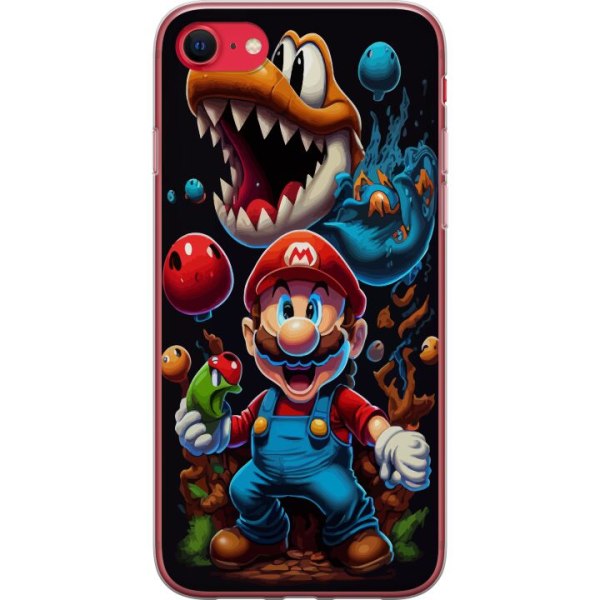 Apple iPhone SE (2022) Läpinäkyvä kuori Mario ja ystävät