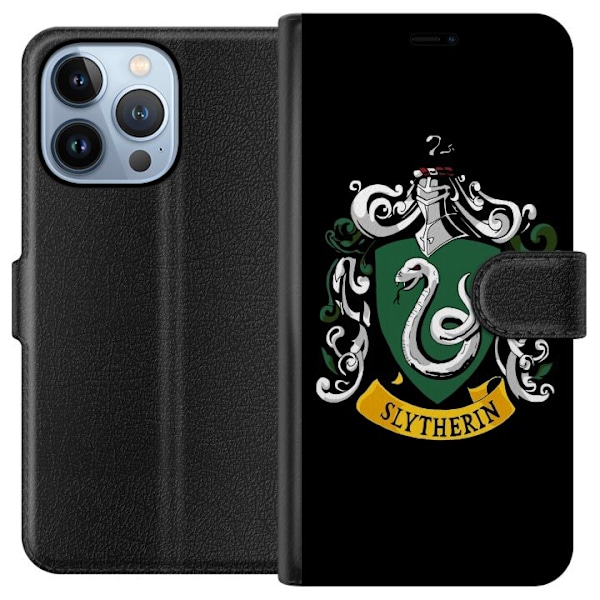 Apple iPhone 13 Pro Lompakkokotelo Harry Potter - Slytherin