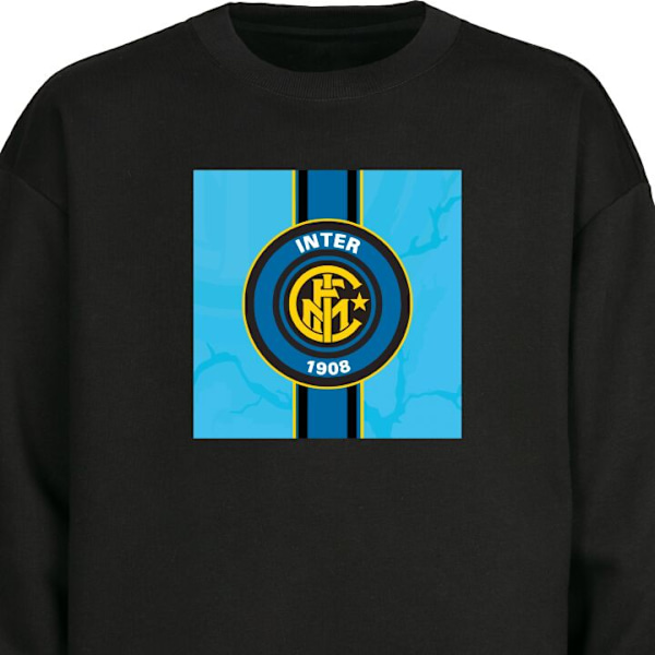 Sweatshirt for Voksen | Klassisk Collegegenser Inter Milan svart S