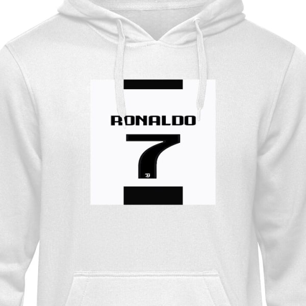 Børn Hoodie Ronaldo hvid 9-11 År
