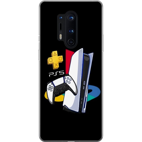 OnePlus 8 Pro Gennemsigtig cover PS5