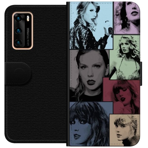 Huawei P40 Plånboksfodral Taylor Swift, mönster