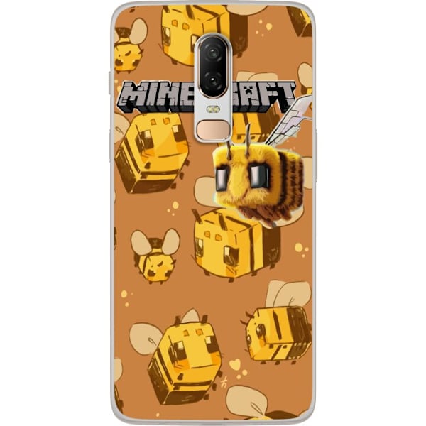 OnePlus 6 Genomskinligt Skal Minecraft Bi