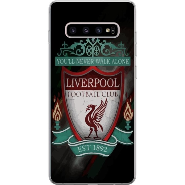 Samsung Galaxy S10+ Gennemsigtig cover Liverpool L.F.C.