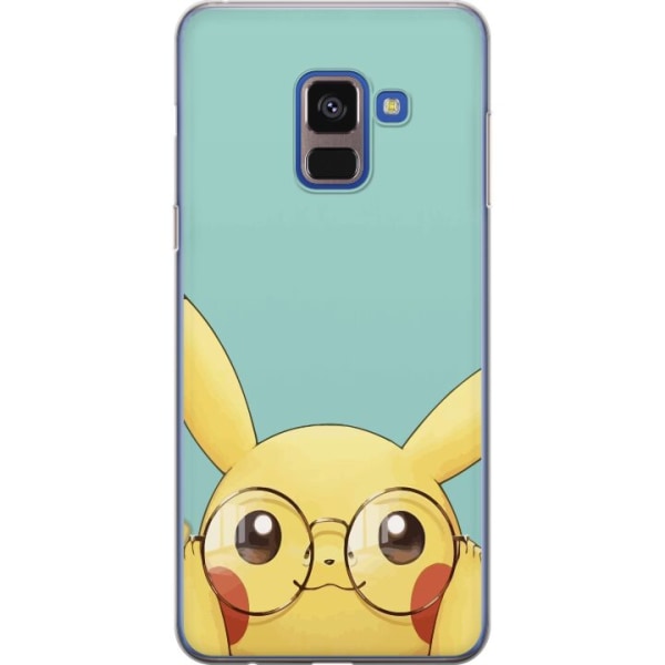 Samsung Galaxy A8 (2018) Läpinäkyvä kuori Pikachu lasit