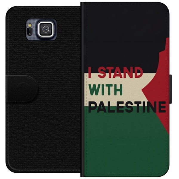 Samsung Galaxy Alpha Plånboksfodral Stand with Palestine – solidaritetsdesign med starkt budskap