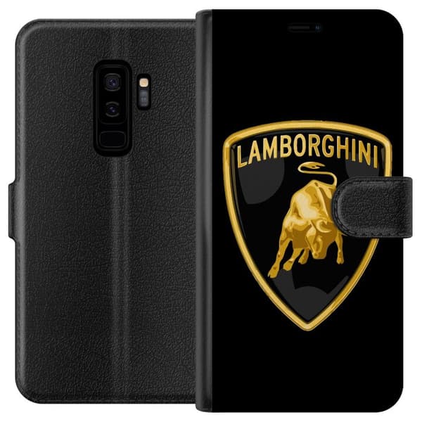 Kompatibel Tegnebogsetui til Samsung Galaxy S9+ Lamborghini