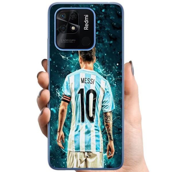 Xiaomi Redmi 10C TPU Mobilskal Messi