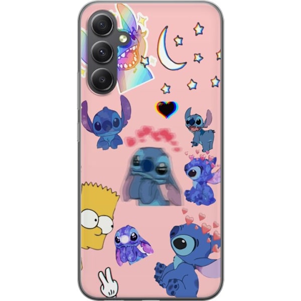 Samsung Galaxy A15 5G Läpinäkyvä kuori Stitch