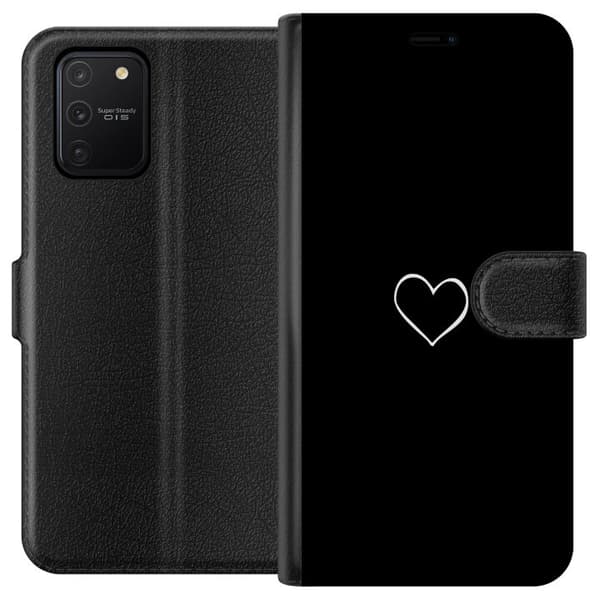 Kompatibel Tegnebogsetui til Samsung Galaxy S10 Lite Hjerte
