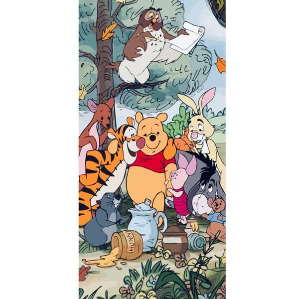 Kompatibelt Plånboksfodral till Apple iPhone 13 Pro Nalle Puh och hans vänner