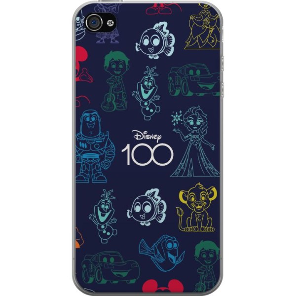 Apple iPhone 4 Läpinäkyvä kuori Disney 100