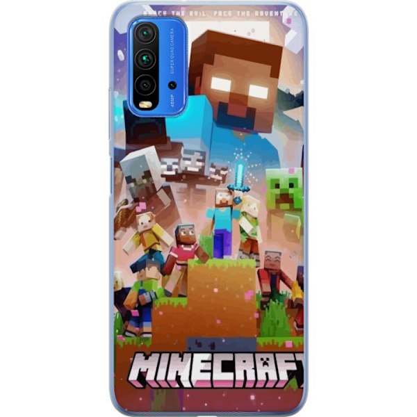 Xiaomi Redmi Note 9 4G Läpinäkyvä kuori Minecraft