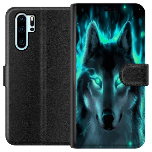 Kompatibel Tegnebogsetui til Huawei P30 Pro Ulve