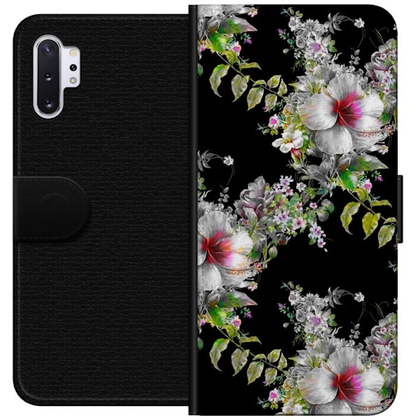 Samsung Galaxy Note10+ Lompakkokotelo Kukkanäyttö