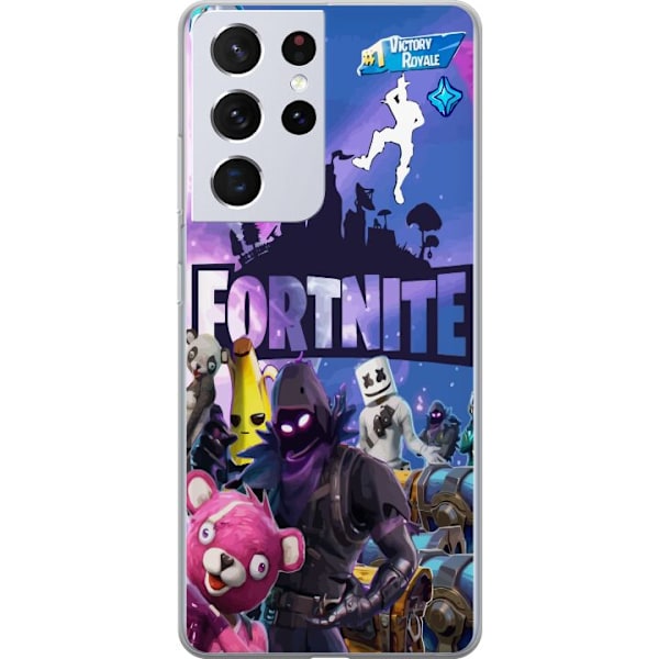 Samsung Galaxy S21 Ultra 5G Genomskinligt Skal Fortnite