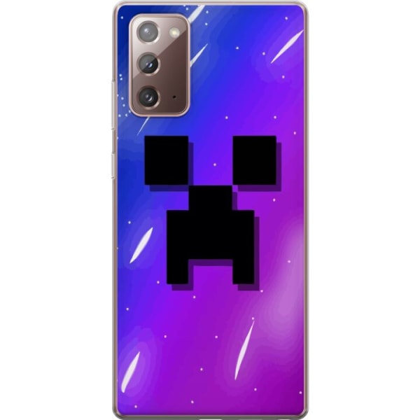 Samsung Galaxy Note20 Gennemsigtig cover Minecraft