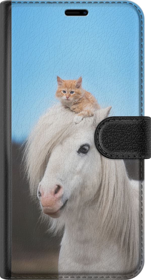 Kompatibelt Plånboksfodral till Apple iPhone 11 Häst & Katt