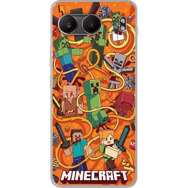 OnePlus Nord 4 Gjennomsiktig deksel Minecraft