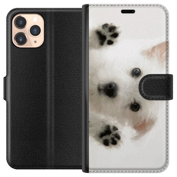 Apple iPhone 11 Pro Tegnebogsetui Hund