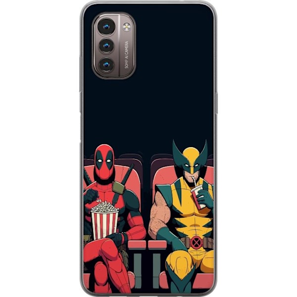 Nokia G21 Genomskinligt Skal Deadpool & Wolverine