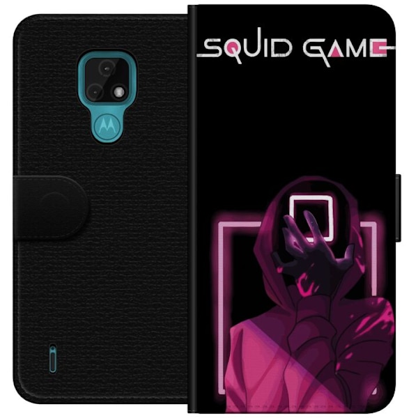 Motorola Moto E7 Tegnebogsetui Squid Game 2