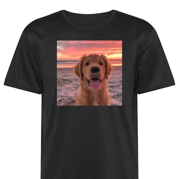 Trænings T-shirt | Sport T-shirt til Voksen Hund sort Lille