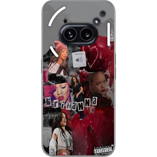 Nothing Phone (2a) Genomskinligt Skal Rihanna – Iconic Fashi