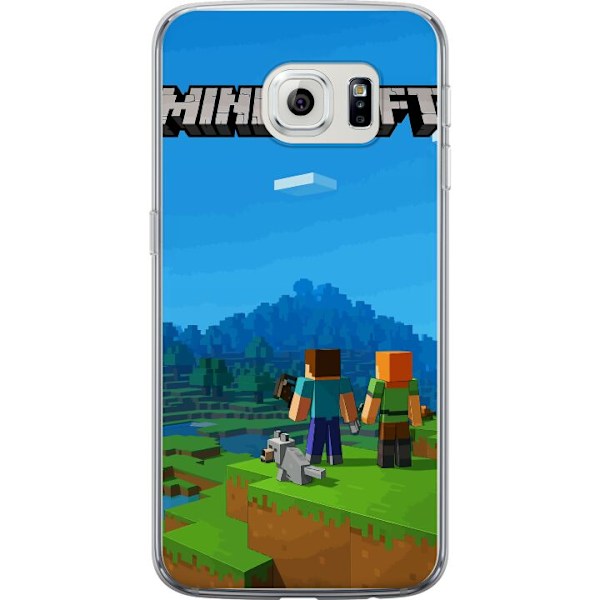 Samsung Galaxy S6 edge Läpinäkyvä kuori Minecraft Key Art