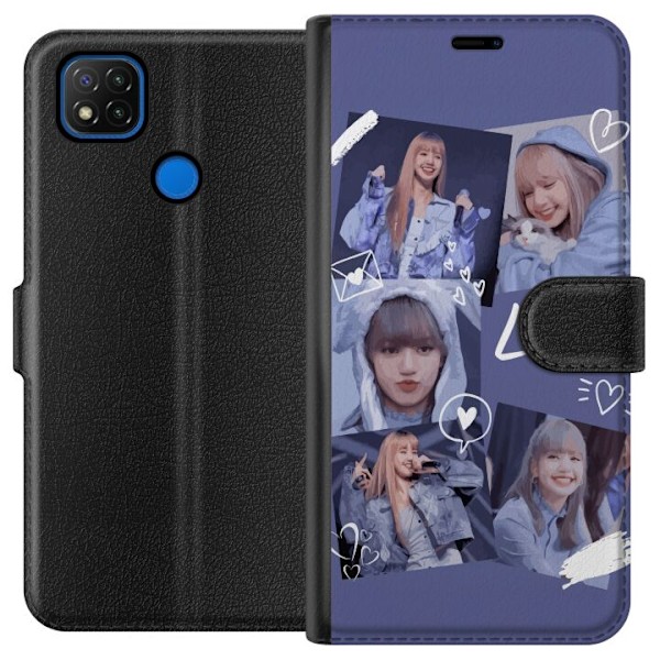Xiaomi Redmi 9C Plånboksfodral Lisa Blackpink – Aesthetic K-pop Queen