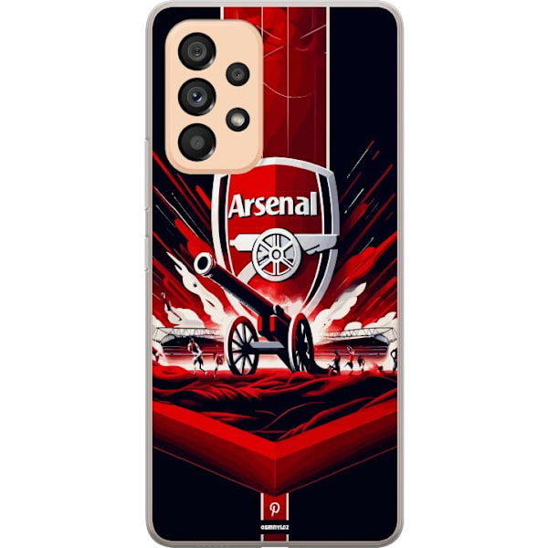 Samsung Galaxy A53 5G Genomskinligt Skal Arsenal