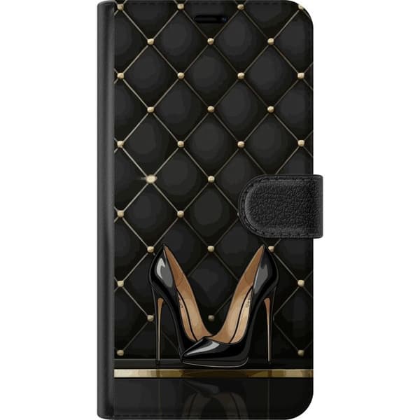Kompatibel Tegnebogsetui til Apple iPhone 11 Sorte højhælede sko i elegant stil