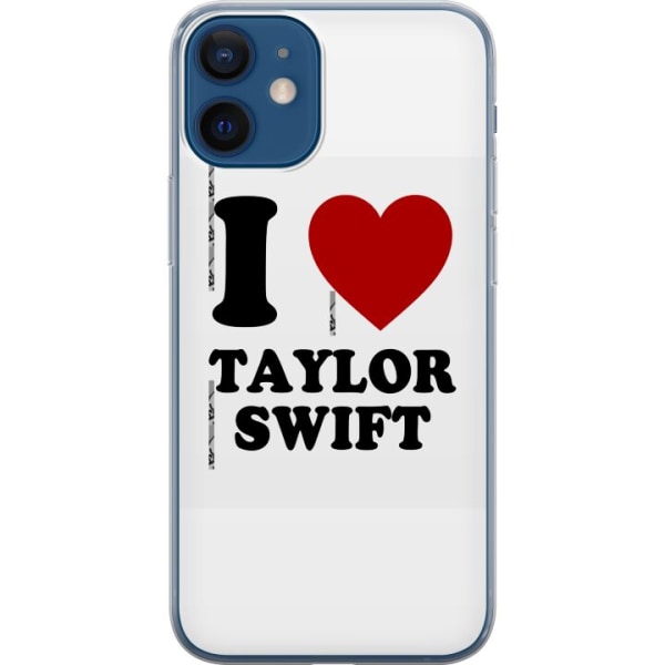 Apple iPhone 12 mini Genomskinligt Skal Taylor Swift