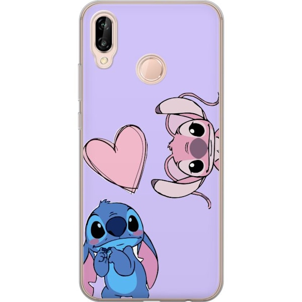Huawei P20 lite Läpinäkyvä kuori Stitch Mode
