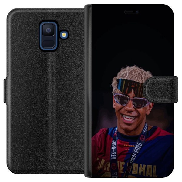 Samsung Galaxy A6 (2018) Tegnebogsetui Lamine Yamal mobiltaske i elegant sportsdesign