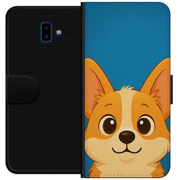 Samsung Galaxy J6+ Plånboksfodral Hello Corgi