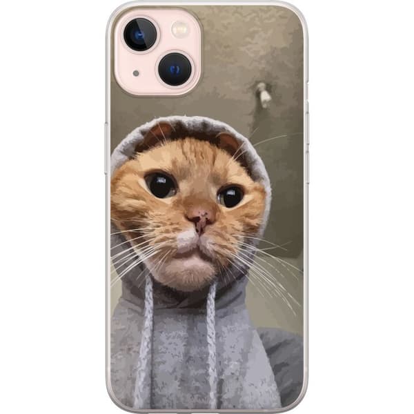 Kompatibelt Mobildeksel til Apple iPhone 13 Katt Genser